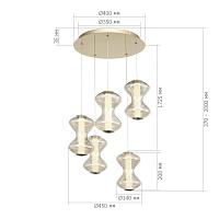 Дополнительная картинка SL6136.233.01 Люстра ST-Luce SPINE