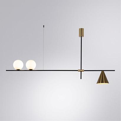 потолочный светильник arte lamp jacob a7029pl-3bk, доставка по Казахстану 