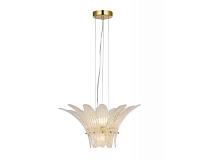 newport  подвесной светильник, gold light yellow glass d40*h26/250 cm g9 4*40w + g4 1*20w, доставка по Казахстану 