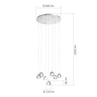 Дополнительная картинка SL6017.101.07 Светильник подвесной ST-Luce WATERFALL