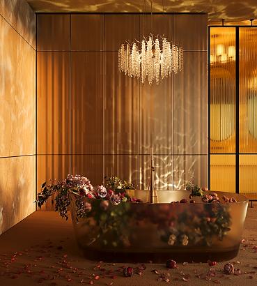 подвесной светильник freya fr1010pl-08g, доставка по Казахстану 