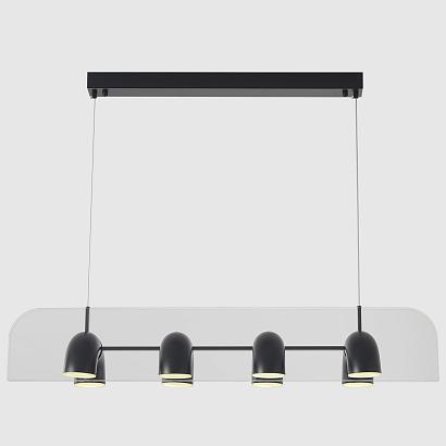 люстры светильник подвесной crystal lux element sp48w led black crystal lux 4020/248, доставка по Казахстану 