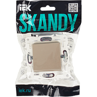 SKANDY Выключ. 1-кл. перекр. 10А SK-V03Sh шамп. IEK 