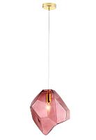 светильник подвесной crystal lux nuestro sp1 gold/pink crystal lux 3426/201, доставка по Казахстану 