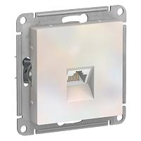 ATLASDESIGN РОЗЕТКА компьютерная RJ45, кат. 5Е, механизм, ЖЕМЧУГ 