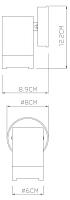 Дополнительная картинка Уличный настенный светильник Arte Lamp Atlas A3503AL-1WH