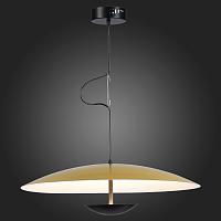 sl6502.213.01 светильник подвесной st-luce золотистый,черный/золотистый led 1*40w 3000k, доставка по Казахстану 