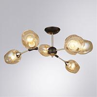 люстра на штанге arte lamp seppia a4211pl-6bk, доставка по Казахстану 
