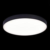 люстры st606.442.96 светильник потолочный черный led 1*96w 4000k 8 640lm ra>85 120° ip20 d600xh55 185-265v, доставка по Казахстану 