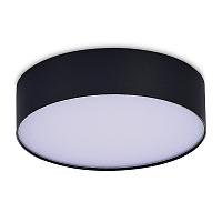 люстры st606.442.27 светильник потолочный черный led 1*27w 4000k 2 340lm ra>85 120° ip20 d220xh55 185-265v, доставка по Казахстану 