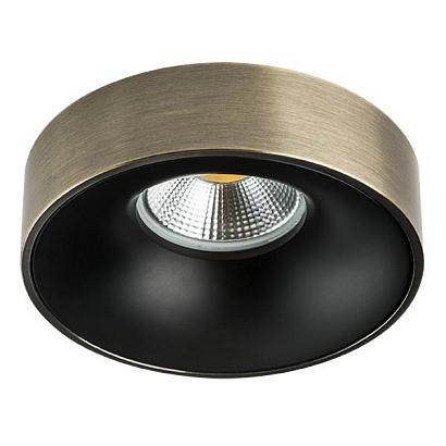 L01002721 Светильник LEVIGO  MR16/HP16 ЧЕРНЫЙ МАТОВЫЙ/БРОНЗА (010027+510021) купить в Алматы svet.kz