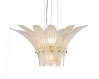 newport  подвесной светильник, gold light yellow glass d40*h26/250 cm g9 4*40w + g4 1*20w, доставка по Казахстану 