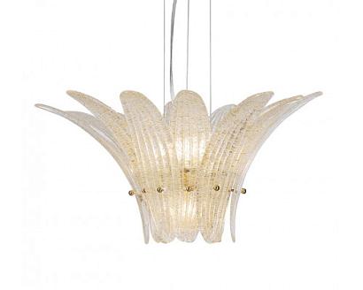 newport  подвесной светильник, gold light yellow glass d40*h26/250 cm g9 4*40w + g4 1*20w, доставка по Казахстану 