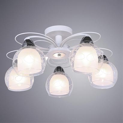 Потолочные Потолочная люстра Arte Lamp A7585PL-5WH, доставка по Казахстану 