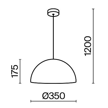 подвесной светильник maytoni mod168pl-01gr, доставка по Казахстану 
