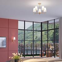 подвесная люстра lumion neoclassi doris 4436/5c, доставка по Казахстану 