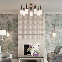 люстры потолочная люстра odeon light classic candy 4861/7c, доставка по Казахстану 