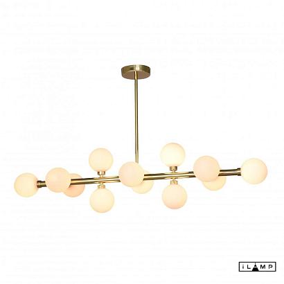 Потолочные Подвесной светильник iLamp GOLDEN 712P/12 GOLD&WHITE, доставка по Казахстану 