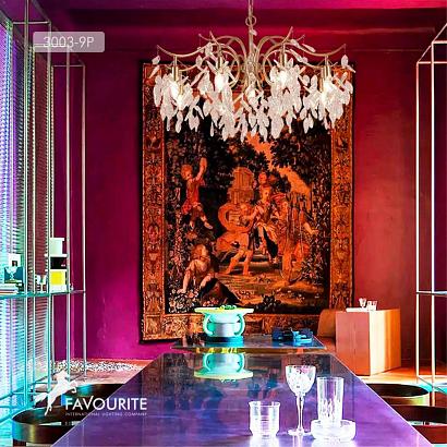 люстры подвесная люстра brillo 3003-9p, доставка по Казахстану 