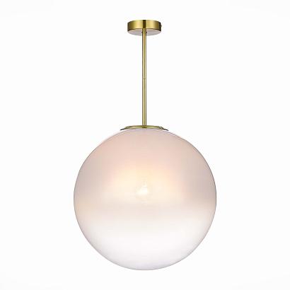 купить SL1190.222.01 Светильник потолочный ST-Luce Золотистый/Прозрачно-белый E27 1*60W в Алматы, svet.kz, доставка по Казахстану 