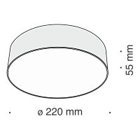 Дополнительная картинка Потолочный светодиодный светильник Maytoni Zon C032CL-L32W4K