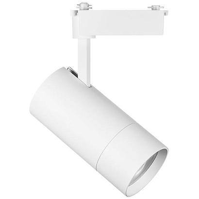 229436 Светильник для 1-фазного трека VOLTA LED COB 40W 3600LM 18-60G БЕЛЫЙ 3000K (в комплекте) купить в Алматы svet.kz
