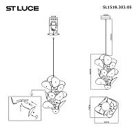 sl1518.303.05 светильник подвесной st-luce , доставка по Казахстану 