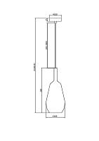 Дополнительная картинка Подвесной светильник Maytoni MOD271PL-01B7