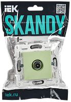 Дополнительная картинка SKANDY Роз. TV проходная SK-A17M мятн. IEK