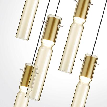 люстры 5058/25la pendant odl24 325 подвесной светильник led 5*5w 3000k scrow, доставка по Казахстану 