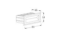 Дополнительная картинка Подсветка для лестниц Outdoor O045SL-L3B3K