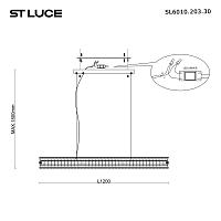 Дополнительная картинка SL6010.203.30 Светильник подвесной ST-Luce 