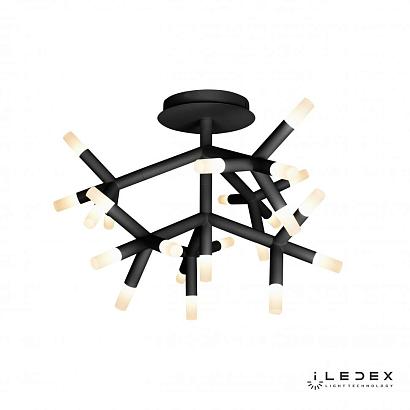 Потолочные Потолочная светодиодная люстра iLedex Savage FS-017-X25 BK, доставка по Казахстану 