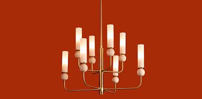 купить Люстра Freya FR5482CL-08BS Sunspot в Алматы, svet.kz, доставка по Казахстану 