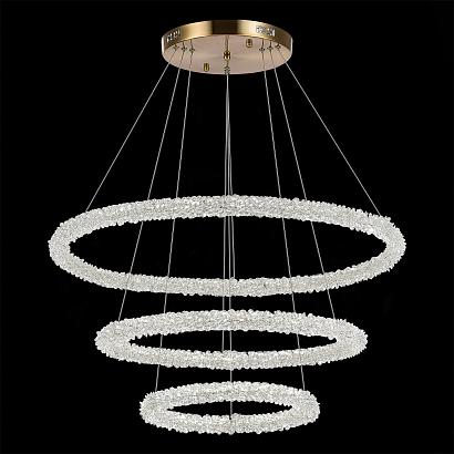 люстры sl6110.203.03 люстра подвесная st-luce золотистый/золотистый led 3*35w 3000 - 6500k, доставка по Казахстану 