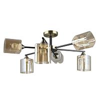 потолочная люстра arte lamp merci a4185pl-6bk, доставка по Казахстану 