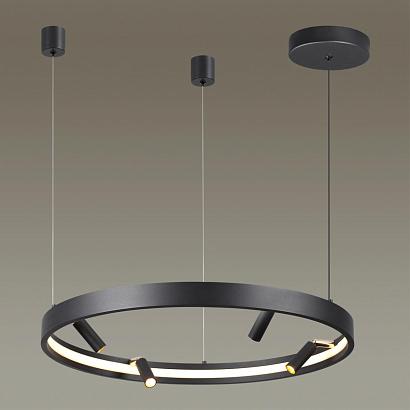 люстры подвесная светодиодная люстра odeon light hightech fonda 4317/58l, доставка по Казахстану 