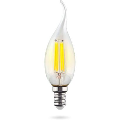 Лампа светодиодная Voltega E14 9W 4000K прозрачная VG10-CW35E14cold9W-F 7133 купить в Алматы svet.kz