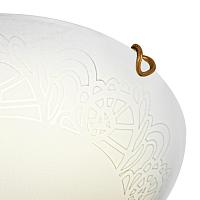 люстры 7602/dl snok sn светильник стекло/белое/золото led 48вт 4000k d405 ip20 ammonite, доставка по Казахстану 