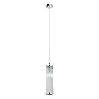 светильник подвесной crystal lux tadeo sp1 d100 chrome/transparente crystal lux 3030/201, доставка по Казахстану 