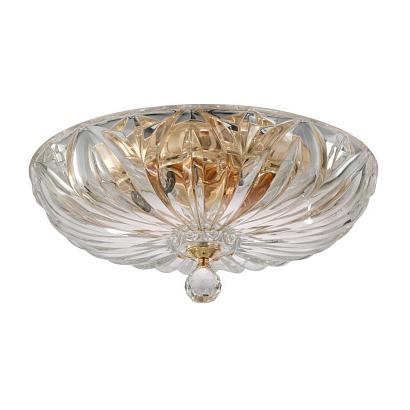 Потолочные Светильник потолочный Crystal Lux DENIS D400 GOLD Crystal Lux 1551/104, доставка по Казахстану 