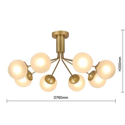 люстры потолочная люстра f-promo pax 2631-8u, доставка по Казахстану 