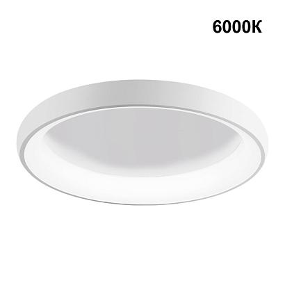 люстры 359033 over nt23 000 белый светильник накладной диммируемый, в комплекте пульт ду (2.4g) ip20 led 3000к~6000к 60w 85-265v fold, доставка по Казахстану 
