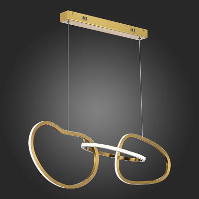 люстры sl6505.203.26 светильник подвесной st-luce золотистый/золотистый led 1*26w, доставка по Казахстану 