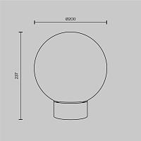 Дополнительная картинка Настольный светильник Maytoni MOD321TL-01G3