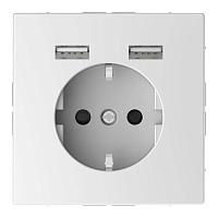 Розетка компьютерная USBx2 Schneider Electric Merten D-Life MTN2366-6035 
