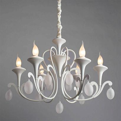люстры подвесная люстра arte lamp montmartre a3239lm-6wh, доставка по Казахстану 