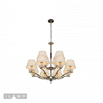 люстры подвесная люстра ilamp vivaldi 85125/8+4 cr, доставка по Казахстану 