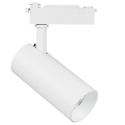 218236 Светильник для 1-фазного трека FUOCO LED 25W 2350/2420/2500LM 24G БЕЛЫЙ (в комплекте) купить в Алматы svet.kz