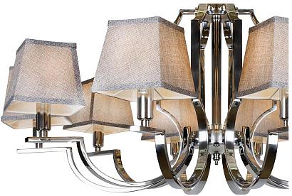 люстры подвесная люстра ilamp hilton 6943-10 cr, доставка по Казахстану 